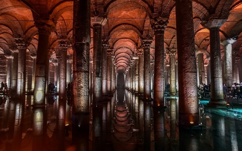 Restore edilen Yerebatan Sarnıcı