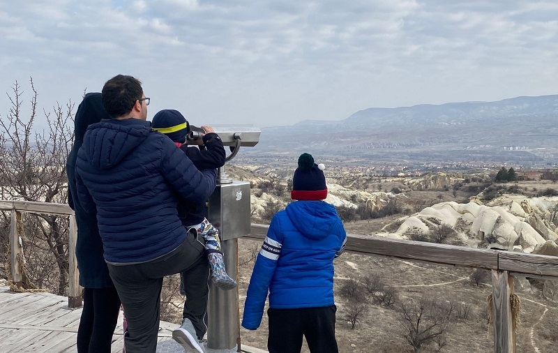 Kapadokya doldu, kayak merkezleri boş kaldı