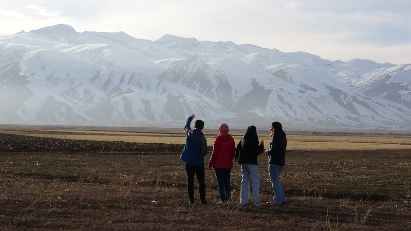 Filistinli turistler Cilo Dağları