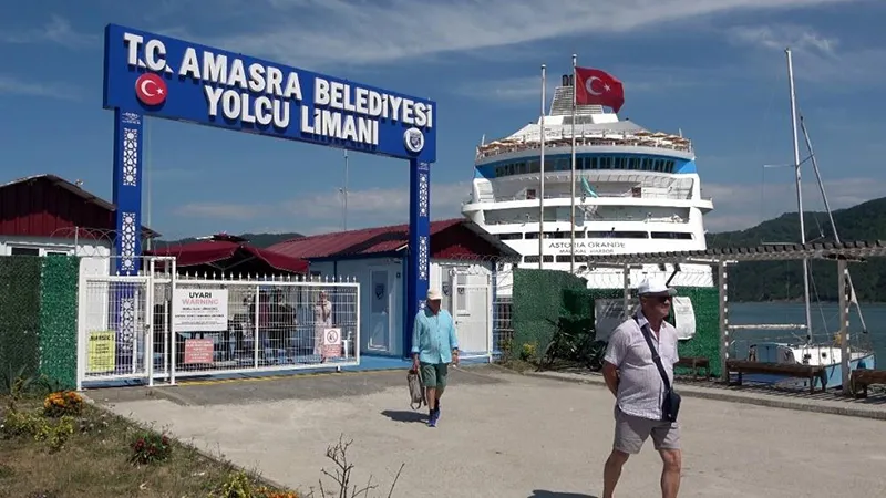 Kruvaziyerle 43 seferde 49 bin 483 turist Amasra