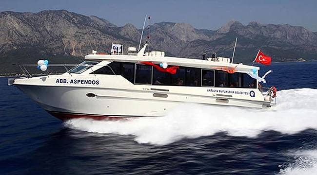Antalya`da, deniz otobüsü seferleri sonlandırıldı
