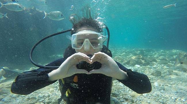 Marmaris`te tüple dalışa büyük ilgi