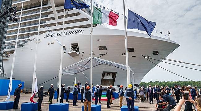 MSC Cruises, MSC Seashore?u Fıncantieri?den teslim aldı